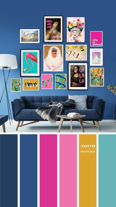 Lifestyle Colour Palettes Archives 1 - I Take You | Wedding Readings | Wedding Ideas | Wedding Dresses | Wedding Theme Maximalist Color Palette, Forest Foliage, Navy Blue Bedrooms, Best Bedroom Colors, Color Combinations Home, Bedroom Theme, Affordable Bedroom, Warm Browns, Living Room Wall Color