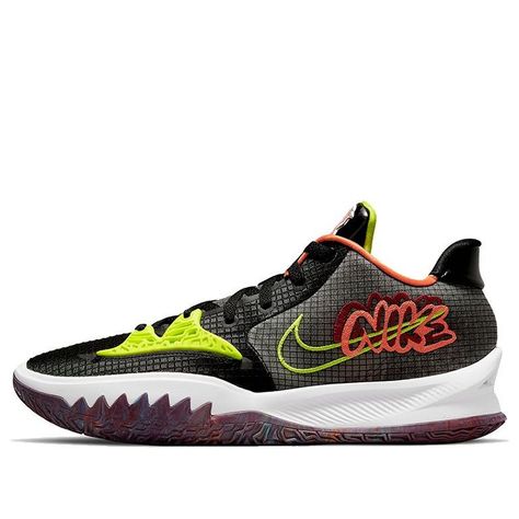 Nike Kyrie Low 4 Black Turf Orange Basketball Shoes/Sneakers Kyrie 4 Low, Nike Kyrie Low 4, Kyrie Low 4, Orange Basketball Shoes, Basket Shoes, Bb Shoes, Orange Basketball, Kyrie 4, Basketball Players Nba