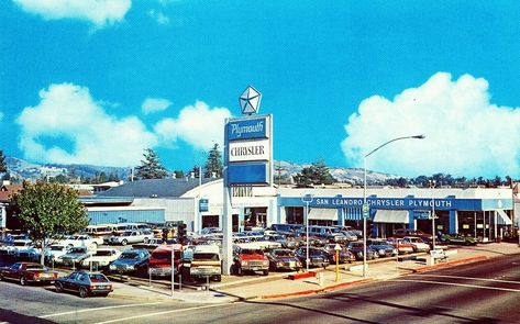 San Leandro Chrysler-Plymouth, San Leandro CA, 1978 | Flickr San Leandro California, New Car Smell, California Restaurants, Vintage Auto, Car Chevrolet, California Map, Car Dealers, Old Postcards, San Luis Obispo