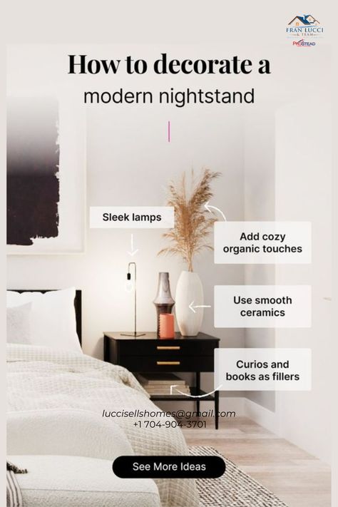 Digital Architecture, Bedside Table Styling, Interior Design Instagram, Content Inspiration, Education Banner, Interior Design Layout, Interior Decorating Ideas, Bedroom Upgrade, Brand Photography Inspiration