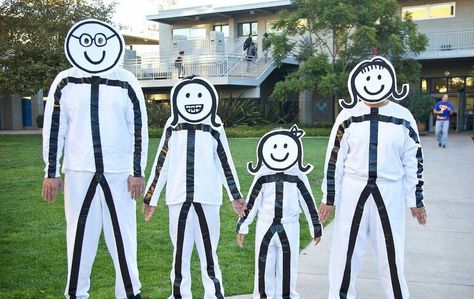 Ideas Disfraces para 4 Personas Costume Halloween Famille, Partner Costumes, Hallowen Costume, Last Minute Costumes, Diy Halloween Costumes Easy, Diy Halloween Costume, Last Minute Halloween Costumes, בר מצווה, Group Halloween Costumes