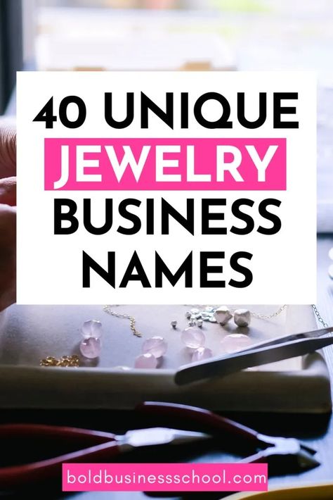 Starting a jewelry business is like crafting a perfect piece of art – every detail matters. Here are 10 dazzling jewelry business names: #jewelrystorenames #jewelrycompanynames #jewelrybusinessnameideas Welded Jewelry Business Names, Piercing Business Name Ideas, Business Names For Jewelry, Permanent Jewelry Business Name Ideas, Jewelry Logos Ideas, Bracelet Brand Name Ideas, Jewellery Names Ideas, Permanent Jewelry Name Ideas, Tooth Gem Business Names