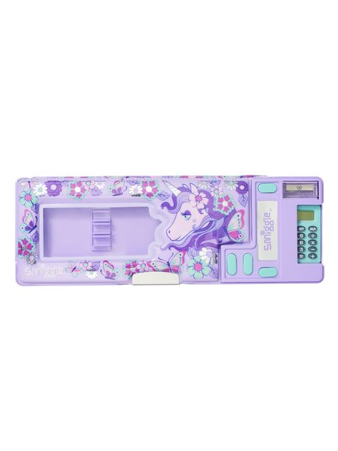 Hi There Pop Out Pencil Case Lilac - Smiggle Online Smiggle Pencil Case, Pop Out Pencil Case, School Timetable, Pens And Pencils, Pencil Sharpener, Emergency Room, Name Stickers, Pop Out, Hi There