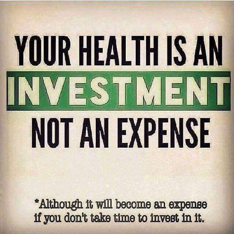 Your health is an investment not an expense.  Although it will become an expense if you don't take time to invest in it. http://whatisplexus.com Wellness Wednesday, Arbonne, Health Motivation, Health Quotes, Chiropractic, Fitness Quotes, Banksy, Get Healthy, Motivation Inspiration