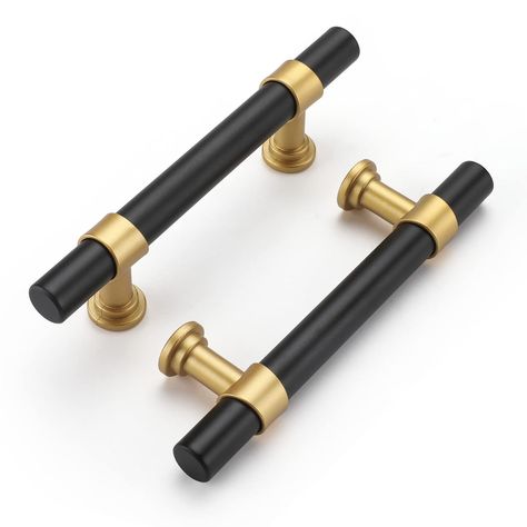 Cabinet Pulls black bar cabinet pulls mid century modern dresser drawer pulls — Goldenwarm Black And Brass Kitchen Hardware, Cabinet Pulls Black, Black Bar Cabinet, Barrel Cabinet, Black Cabinet Pulls, Drawer Pulls Kitchen, Modern Drawer Pulls, Gold Pulls, Drawer Pulls Kitchen Cabinets