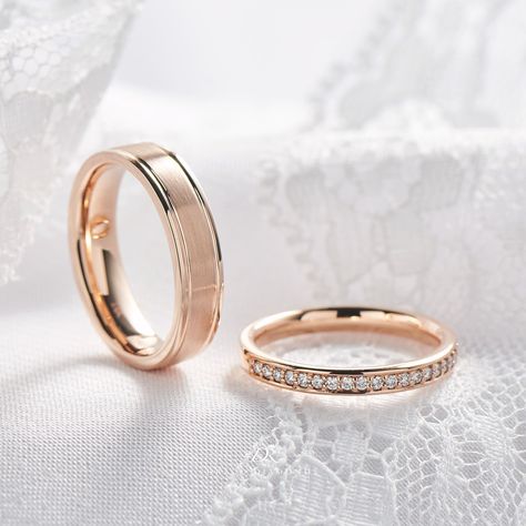 rings wedding ring engagement rings simple ring set ring finger nail design rings aesthetic gold ring jewelry ring size ring for her ring designer rings design ring for woman ring ideas ring light ring styles engagement ring bracelet rings for her rings jewelry ring sets rings aesthetic grunge ring aesthetic grunge ring vintage rings gold ring gold ... less ... mo Couple Wedding Rings Rose Gold, Simple Engagement Rings For Men, Couple Bands Rings Gold, Wedding Ring Couple Simple, Love Bands Couple Rings, Unique Couple Rings Wedding Gold, Couple Rings Design Unique, Engagement Couple Rings, Proposal Ring Gold