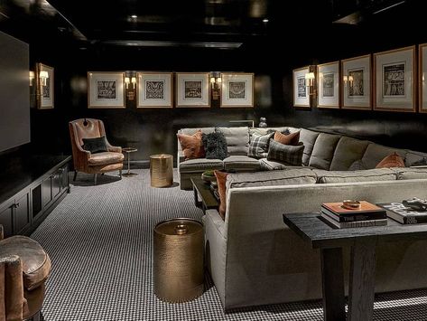 Basement Bedroom Decor, Theater Room Ideas, Small Theater Room, Theatre Rooms, Theatre Room Ideas, Basement Remodel Ideas, Basement Movie Room, Room Theater, Theater Room Decor