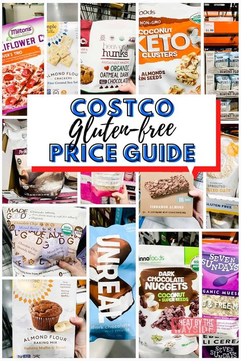 Complete price list of gluten-free items at Costco! Find the in-warehouse prices on popular gluten-free items, from flours to the freezer! Gluten Free Shopping List, Celiac Diet, Gluten Free Info, Gluten Free Items, Fructose Free, Gluten Free Shopping, Costco Shopping, Baking With Almond Flour, Dairy Free Dinner