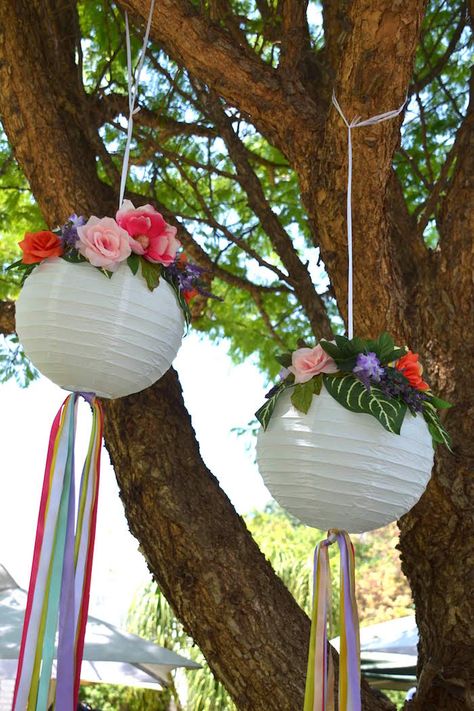 Kara's Party Ideas Wild ONE Bohemian Picnic 1st Birthday Party | Kara's Party Ideas Party Lanterns Decor, Bohemian Party Ideas, Picnic 1st Birthday Party, Outdoor Decorations Ideas, Bohemian Birthday Party, Bohemian Picnic, Backyard Graduation Party, Watermelon Birthday Parties, Bohemian Party