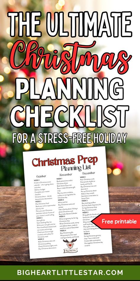 This ultimate Christmas planning list covers everything you need for a smooth holiday season. Whether you're making your gift list or preparing your home, this month-by-month Christmas prep guide keeps you organized. Start your Christmas prep early and enjoy a joyful season. Christmas planning, Christmas checklist things to do, Christmas preparation list. Holiday Prep, Frugal Christmas, Prepare For Christmas Early, Christmas Shopping List Printable. Christmas Planning To Do List, Christmas Prep By Month, Christmas Day Checklist, Prepare For Christmas Early, Christmas Buying List, Christmas Prep Timeline, Christmas Prep List, Christmas To Do List Things To Do, How To Prepare For Christmas