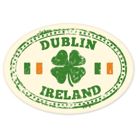 Ireland With Kids, Suitcase Stickers, Dublin Ireland Travel, Travel Fashion Girl, Pub Design, T Shirt Logo Design, Travel Stamp, Stickers Vintage, Travel Car