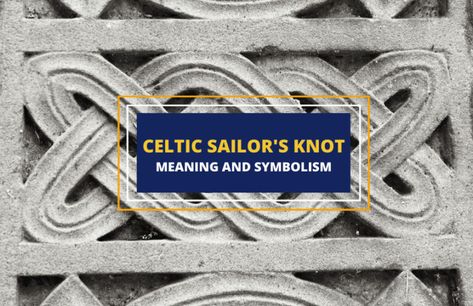 The Celtic sailor’s knot is an ancient symbol of everlasting love. Its inherent design lends itself to strength and durability, the perfect allegory for a love that’s tried and true. Although not as popular as other Celtic knots, it’s a beautiful interlocking design perfect in jewelry and fashion. #knot #celtic #symbol #design #symbolsage Celtic Sailors Knot, Sailors Knot, Sailor Knot, Celtic Symbol, World Mythology, Knot Tattoo, Sailor Knots, Norse Pagan, Celtic Knots