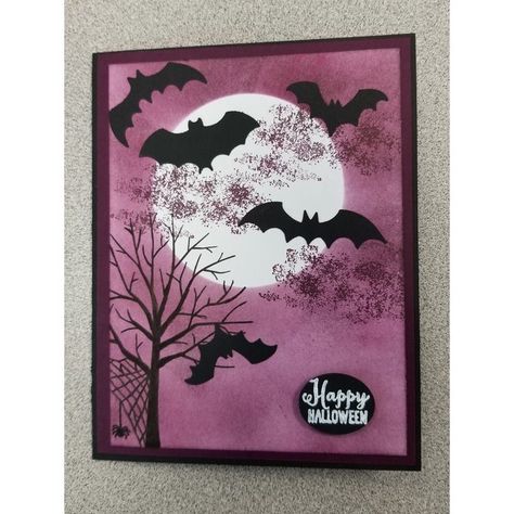 Su Them Bones, Homemade Halloween Cards, Stampin Up Halloween Cards, Spooky Sweets, Stampin Up Halloween, Halloween Card Ideas, Happy Birthday Cards Handmade, Fall Greeting Cards, Night Magic