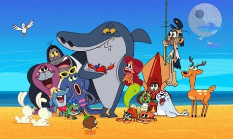 Zig And Sharko Marina Wallpaper, Zig X Shark Fanart, Zig And Sharko Marina, Funny Cartoons For Kids, Best Cartoon Shows, Good Cartoons, Art Drawings For Kids, Character Design Animation, Funny Cartoon