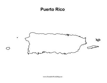 Great for lessons on U.S. territories, this printable map features an outline of Puerto Rico. Free to download and print Puerto Rico Map Art, Puerto Rico Island Outline, Puerto Rico Outline Tattoo, Puerto Rico Map Tattoo, Puerto Rico Drawings, Pr Tattoo, Puerto Rico Tattoo, World Map Continents, Art And Crafts Ideas