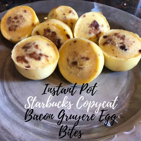 Starbucks Bacon Gruyere Egg Bites, Bacon Gruyere Egg Bites, Gruyere Egg Bites, Hamburger Meals, Whole30 Meals, Starbucks Egg Bites, Egg Bites Recipe, Keto Easy, Quick Vegan