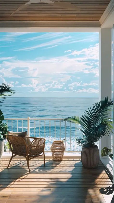 Coastal Balcony, Portugal Apartment, Sea View Balcony, Luxurious Balcony, Beach House Balcony, Beach View House, Private Beach House, Beach Balcony, Balcony Decor Ideas