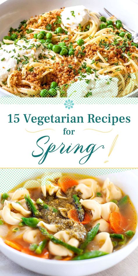 Vegetarian Recipes Easter, Vegetarian Dinner Spring, Spring Plant Based Meals, Easter Vegetable Recipes, Easter Vegetarian Dishes, Spring Veggie Recipes, Summer Recipes Dinner Vegetarian, Spring Dinner Ideas Vegetarian, Fresh Spring Recipes