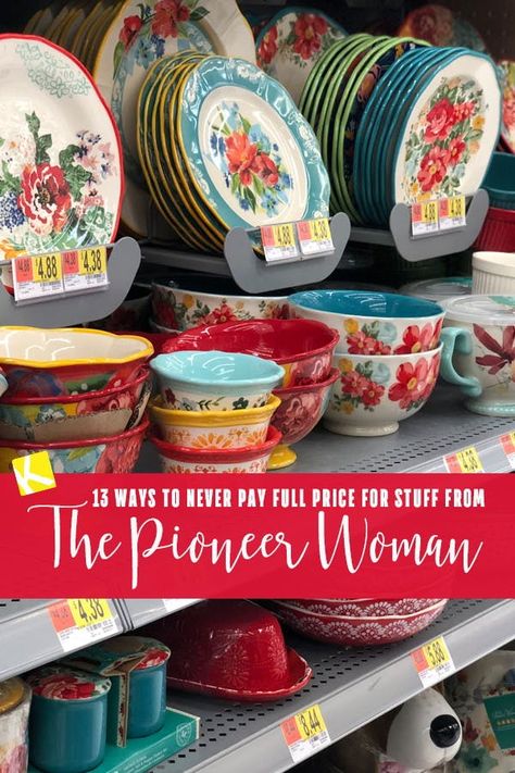 10 Ways to Never Pay Full Price for Pioneer Woman Dishes & More - The Krazy Coupon Lady Pioneer Woman Dinnerware, Pioneer Woman Cookware, Pioneer Woman Decor, Pioneer Woman Dishes, Pioneer Woman Kitchen Decor, Pioneer Woman Kitchen, Pioneer Woman Recipes, Ree Drummond, Food Storage Boxes