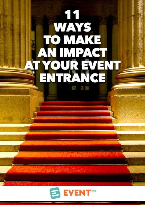 The entrance is where attendees get their first impression of your event. So make it great! @emblog shares 11 Ways to Make an Impact at your Event Entrance! @reinventevents #EventProfs Hollywood Party Entrance, Event Entrance Design Entryway, Conference Decorations Events, Event Entrance Decor, Event Entrance Design, Conference Swag, Unique Event Decor, Red Carpet Entrance, Event Planning Proposal