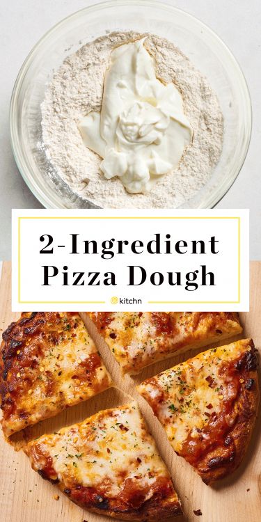 2 Ingredient Pizza, 2 Ingredient Pizza Dough, Bagel Recipe Easy, Pizza Bagels, Two Ingredient, Homemade Bagels, Pizza Crust Recipe, Bagel Recipe, Pizza Recipes Dough