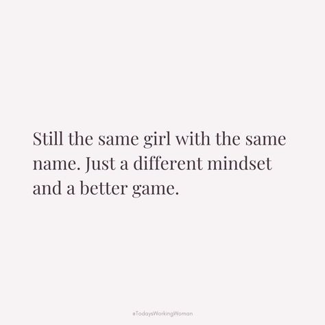 🌟 She's still the same girl with the same name, but her mindset has leveled up, and her game is stronger than ever! 💪✨ ⁠ ⁠ In a world that constantly pushes us to conform, she chose to embrace her true self and redefine what success means. With every challenge, she transforms her obstacles into opportunities, inspiring those around her to rise up and do the same. ⁠ ⁠ #selflove #motivation #mindset #confidence #successful #womenempowerment #womensupportingwomen Selflove Motivation, Success Meaning, True Self, Women Supporting Women, In A World, Be Still, Women Empowerment, Self Love, A World