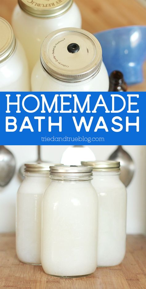 Make tons of Homemade Body Wash with just ONE BAR OF SOAP! Super easy to adjust and add different scents. Making Body Wash From Bar Soap, How To Make Liquid Body Wash From Bar Soap, Diy Goat Milk Body Wash, Goats Milk Body Wash Recipe, Diy Body Soap, Home Made Body Wash, Body Wash From Bar Soap, Goat Milk Body Wash, Homemade Body Wash Recipe