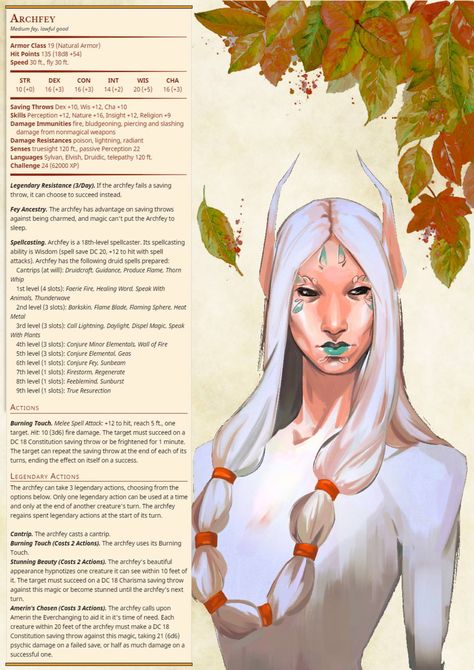 My stat block for very powerful CR24 summer themed Archfey! Sun Elf, Stat Block, Magic Shield, Dnd Stats, Hair Loop, Dnd Races, Dungeons And Dragons 5e, D D Monsters, Dnd 5e Homebrew