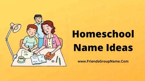 Homeschool Name Ideas: hi friend today we will provide you Homeschool Name Ideas and i was very excited and first thing i want to do is that anytime you have to research a better and good name then you should try to remember that it is very best Yes and it is very simple and ... Read more The post Homeschool Name Ideas【2022】Best & Funny Ideas For Homeschool Names List Ideas appeared first on Friends Group Name List for Friends, Family, Cousins, Cool and Funny. Names For Study Groups, Study Group Name Ideas, Name Of Groups Of Friends, Homeschool Group Names, Homeschool Name Ideas, School Group Names, Homeschool Names, Group Names, Group Name