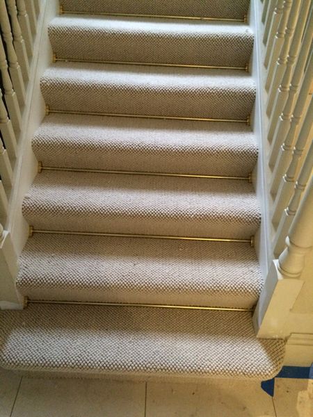 Stairs And Stairrods | The Flooring Group Stair Rods Ideas, Grey Stairs, Brass Stair Rods, Grey Carpet Runner, Grey Stair Carpet, Stairway Ideas, Stairs Carpet, Gray Stairs, Hall Carpet