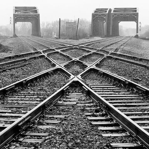 Railroad Photography, Old Trains, Old Train, Rail Road, Black And White Photograph, Train Pictures, Level Design, Choose Wisely, Blue Island