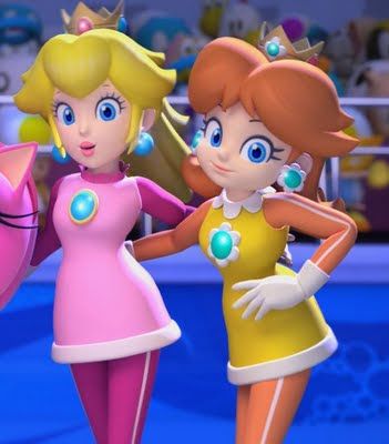 Peach and daisy Daisy Icon, Peach And Daisy, Daisy Photo, Mario Video Game, Super Mario Princess, Nintendo Princess, Princess Daisy, Princesa Peach, Super Mario Art