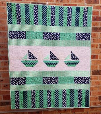 Modern Boy Quilt, Modern Quilt Pattern, Sea Quilt, Quilt Modernen, Cot Quilt, Childrens Quilts, Toddler Quilt, Baby Boy Quilts, Quilt Baby