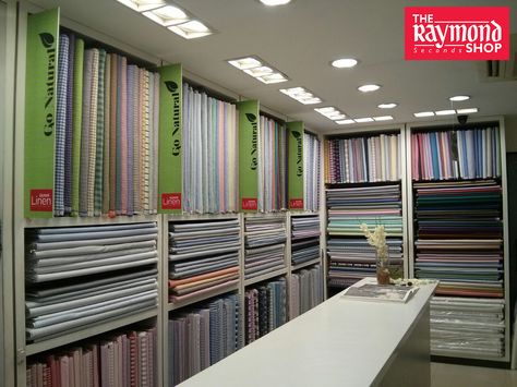 Raymond Fabric, Raymond Shop, Shop Elevation, Cloth Shop, Retail Interior Design, Showroom Interior Design, Retail Interior, Store Design Interior, Interior Designing