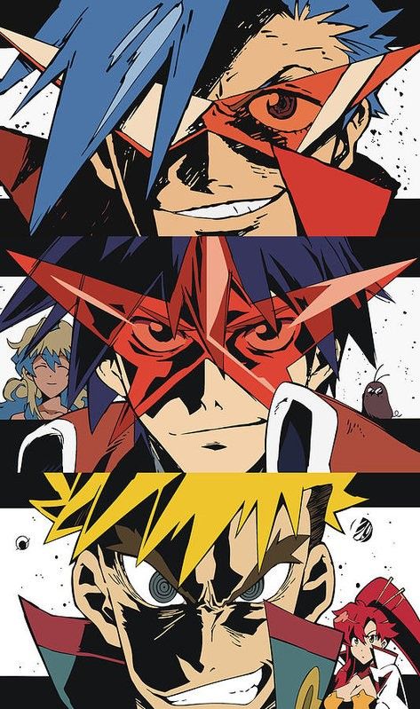 Kamina Gurren Lagann, Gurren Lagann Kamina, 90s Anime Aesthetic, Japanese 90s, Fashion Anime, Gurren Lagann, 90s Anime, Anime Aesthetic, Cool Anime Pictures