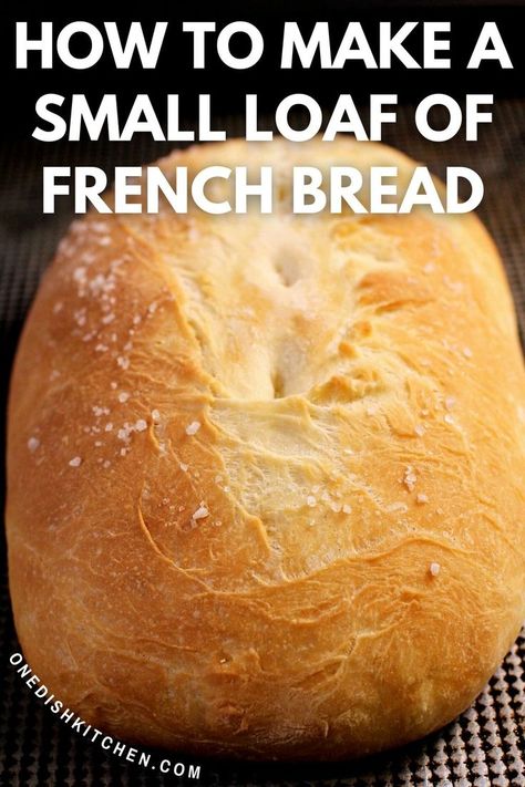 French Bread Recipe | Small Loaf | One Dish Kitchen | Recipe | Homemade french bread, Bread recipes homemade, French bread recipe French Bread Recipe Homemade, Basic Bread Recipe, One Dish Kitchen, Homemade French Bread, French Bread Recipe, Bread Maker Recipes, Homemade Bread Recipes Easy, Homemade Bread Easy, Artisan Bread Recipes