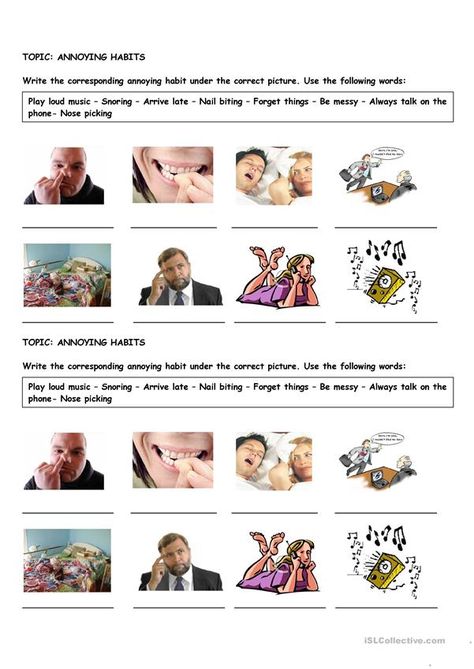 Habits Worksheet, Present Continuous Worksheet, Present Simple Tense, Present Continuous, Comprehension Exercises, Talking On The Phone, Good Vocabulary Words, Good Vocabulary, Teaching Jobs