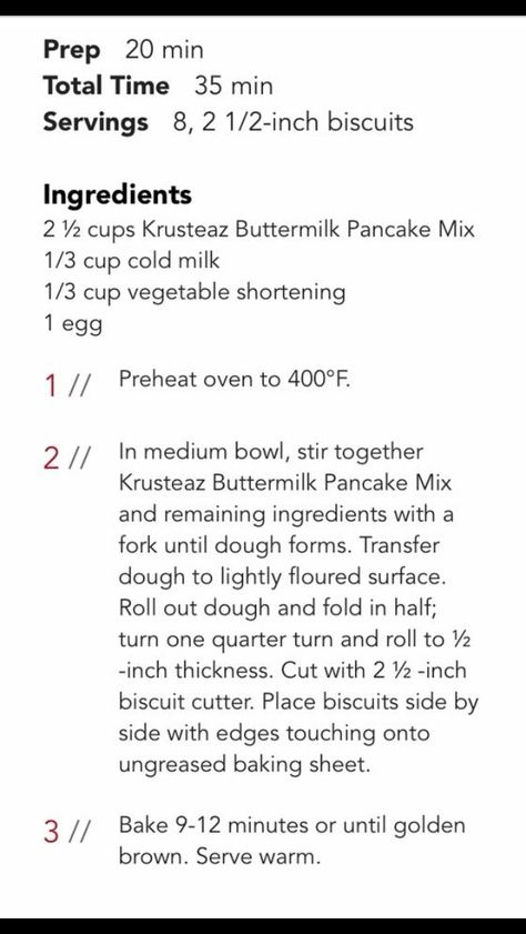 Krusteaz Buttermilk Biscuits (from pancake mix) Biscuits Made From Pancake Batter, Krusteaz Pancake Mix Biscuits, Krusteaz Recipes Muffins, Biscuits From Pancake Mix Baking, Pancake Biscuits, Krusteaz Biscuits, Pancake Mix Biscuits, Mayonaise Biscuits, Krusteaz Pancake Mix Recipes