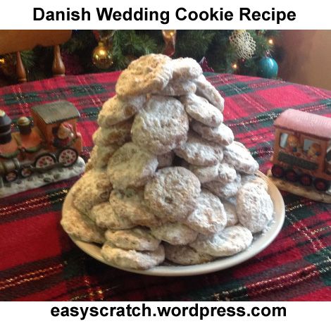 Danish Wedding Cookies This recipe is my recipe that I trial and error'ed until I got it as close to the Keebler Danish Wedding Cookies as I could.  The ingredients are the same.   Ingredients... Copycat Keebler Danish Wedding Cookies, Keebler Danish Wedding Cookies Recipe, Danish Wedding Cookies Recipe, Boyfriend Cookies, Danish Wedding Cookies, Danish Wedding, Wedding Cookies Recipe, Danish Cookies, Oatmeal Coconut Cookies