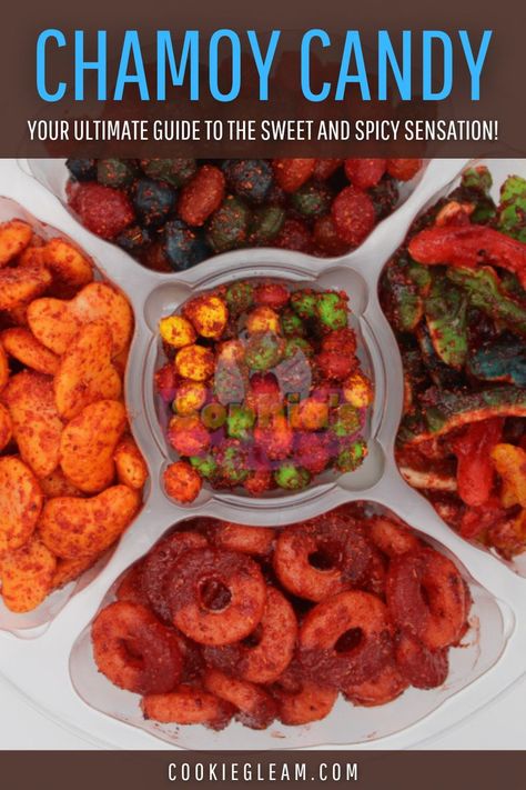 Chamoy Candy: Your Ultimate Guide to the Sweet and Spicy Sensation! Spicy Mexican Candy, Chamoy Candy, Spicy Treats, Mexican Snacks, Mexican Candy, Snacks To Make, Candy Recipes, Sweet And Spicy, The Sweet