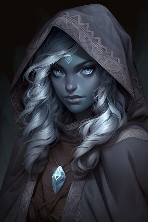 Female Gnome Dnd, Deep Gnome Female, Gnome Dnd, Deep Gnome, Female Gnome, Dnd Stories, Fantasy Portraits, Dark Elf, Dungeons And Dragons Homebrew