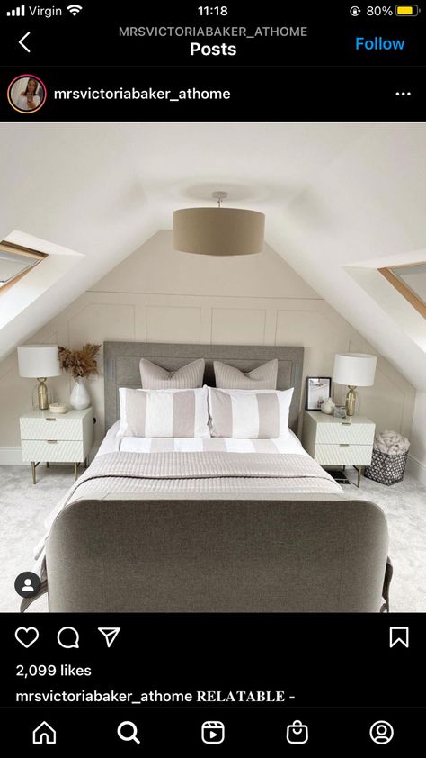 Loft Bedroom Decor, Loft Conversion Bedroom, Loft Bedroom, Attic Conversion, Attic Bedroom, Loft Conversion, Room Makeover Bedroom, Bedroom Loft, Bedroom Makeover