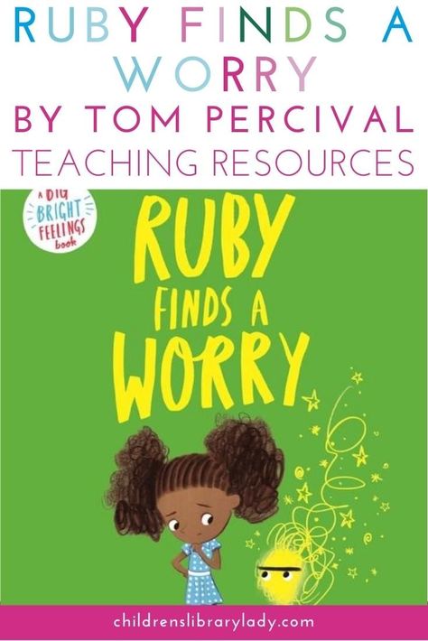 Discussing her problems with a friend helps Ruby's worry get smaller. Promotes adaptability, self-awareness, self-management and self-esteem. Ruby Finds A Worry, Tips For Reading, Manage Emotions, Therapy Books, Social And Emotional Learning, Feelings Book, Children's Library, Relationship Skills, Diverse Books