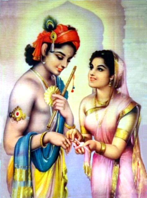 Lord Krsna with Draupadi Krishna And Draupadi, Rama Krishna, Krishna Avatar, Krishna Statue, Radha Krishna Wallpaper, Lord Vishnu Wallpapers, Lord Krishna Wallpapers, Krishna Radha Painting, Radha Krishna Images