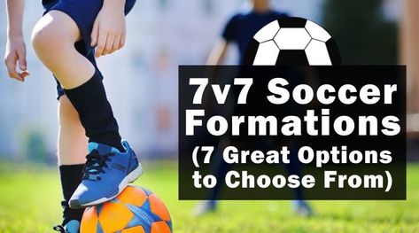 7v7 Soccer Formations (7 Great Options to Choose From) Soccer 7v7 Formation, 7 V 7 Soccer Formations, 7v7 Soccer Formations, Soccer Formations, Coaching Youth Soccer, Soccer Positions, Soccer Ideas, Johnny Be Good, Purple Lightning