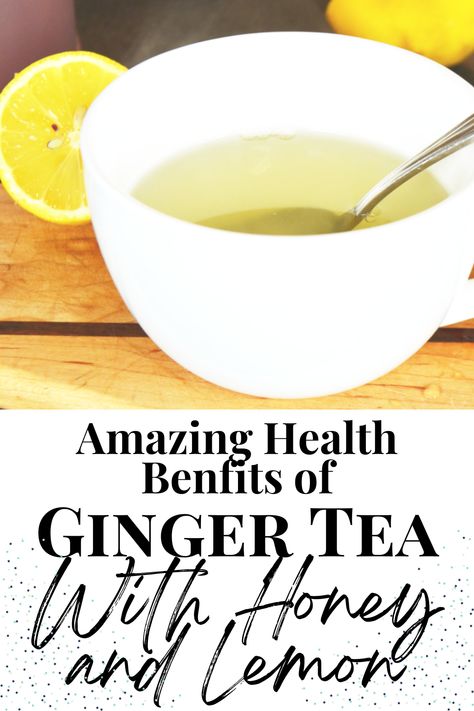 Who knew it was so easy to make tea that held such a load of health benefits. Honey, Lemon and Ginger are powerful in the body. Check out their immune, antibacterial, pain benefits and more. Did I mention heart health? Here's jsut a few reasons you should make this healing tea a normal part of your day. Ginger Health Benefits, Recipe With Ginger, Ginger Root Tea, Lemon Health, Lemon Juice Uses, Ginger Honey Lemon, Ginger Tea Recipe, Cozy Fall Recipes, Herbal Tea Benefits