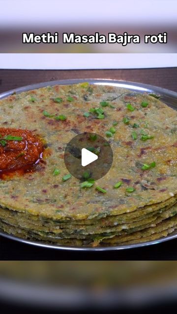 Sheetal on Instagram: "Methi Masala bajra Roti 
Detail recipe check link in bio 

#bajraroti #milletroti #sheetalkitchen #methiroti #methibajraroti #bajra #milletrecipes #bajrarotla #thepla #methithepla #sheetalkitchen #reel #reelsinstagram #reelitfeelit #reels #reelsvideo #reelsindia #reelkarofeelkaro #reelkarofeelkaro #reelsvideo #reelviral #reelsvideo #reeltrending #reels" Bajra Recipes Indian, Methi Thepla Recipe, Bajra Roti, Thepla Recipe, Methi Recipes, Millet Recipes, Indian Bread, Link In Bio, Bread