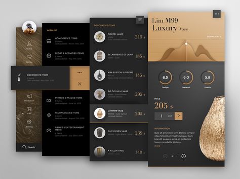 Application Ui Design, Gold Website, Layout Print, Android App Design, Mobile App Design Inspiration, Ui Animation, 광고 디자인, Mobile Ui Design, App Design Inspiration