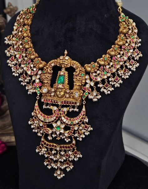 Nakshi Kundan Jewellery, Nakshi Jewellery Antiques, Vanki Designs Jewellery Gold, Polki Sets Design, Kante Indian Jewellery, Kundan Vaddanam, Fashion Jewelry Necklaces Gold, Bridal Diamond Necklace, Bridal Necklace Designs