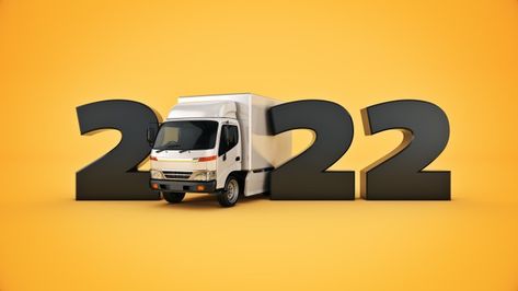 New Year Creative Ads, New Year Sign, Truck Concept, New Year Post, Campaign Design, Delivery Truck, Travel Ads, Instagram Grid, New Years Poster